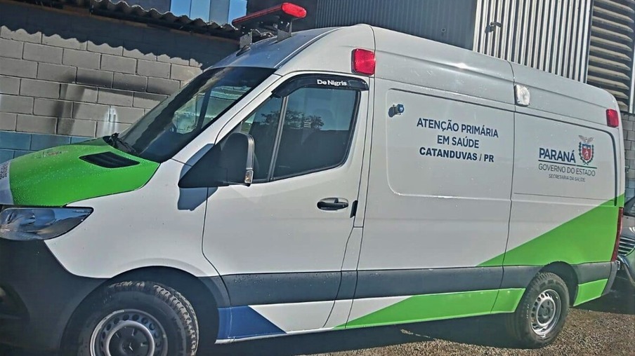 Governo Municipal de Catanduvas adquire mais uma ambulância zero km para uso de transporte de pacientes