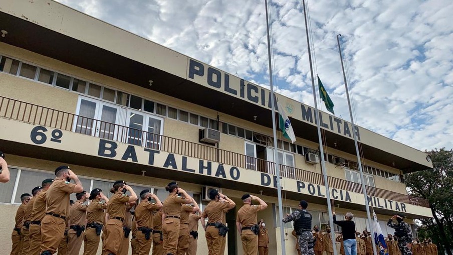 6º BPM realiza solenidade em comemoração aos 167 anos da Polícia Militar do Paraná