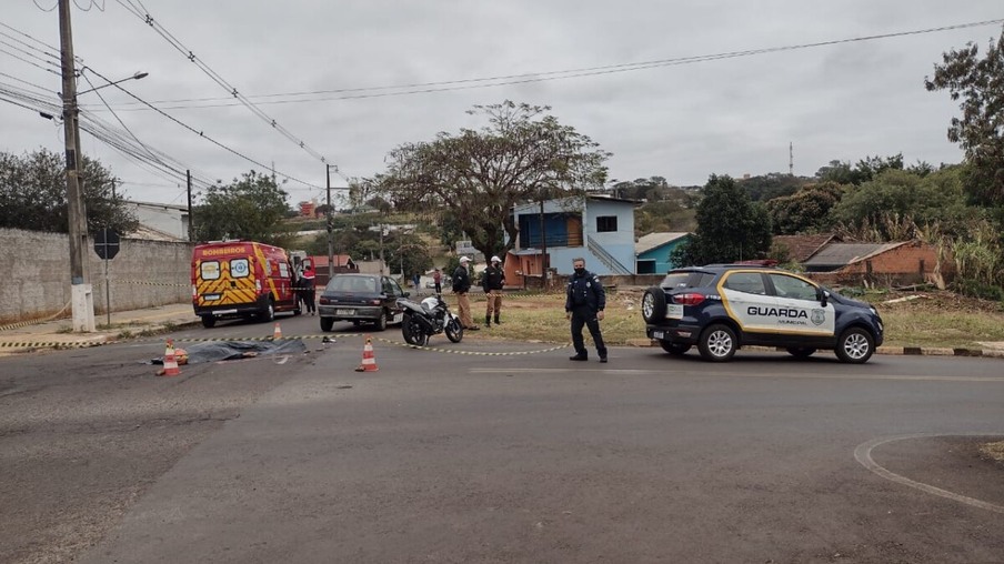 Homem morre em acidente de trânsito na Avenida João Paulo II em Foz do Iguaçu