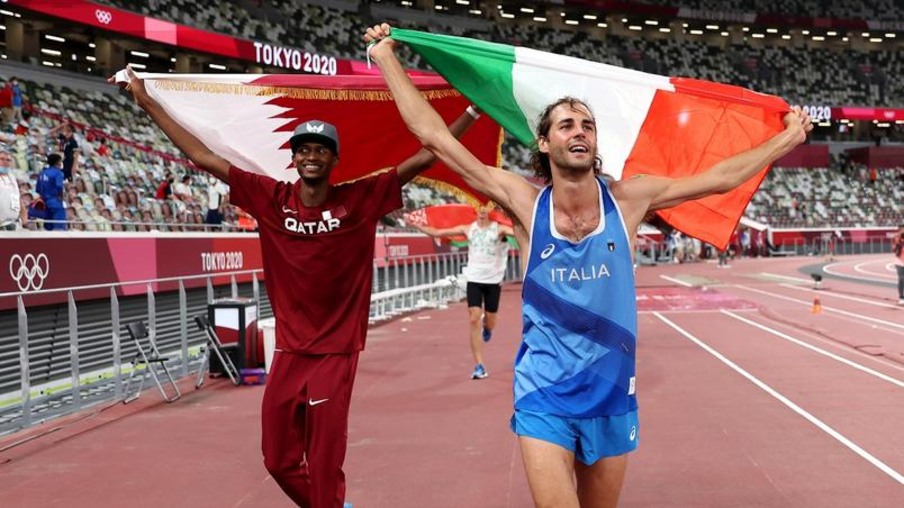 Olimpíada: Atletas do Qatar e da Itália levam ouro duplo em empate que não acontecia há mais de 100 anos