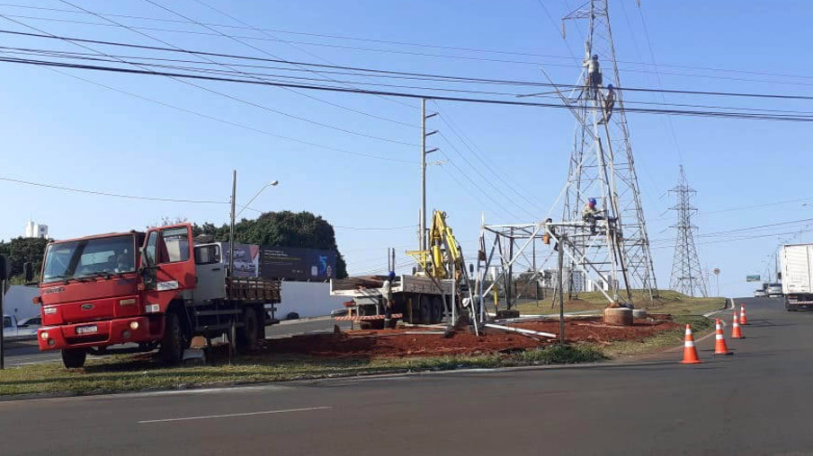 Estão em fase de final de construção duas novas linhas de alta tensão que irão reforçar o atendimento às cargas de energia elétrica da região Norte do Paraná, sobretudo nos municípios de Londrina, Arapongas e Apucarana.  -  Curitiba, 27/08/2021  -  Foto: Copel