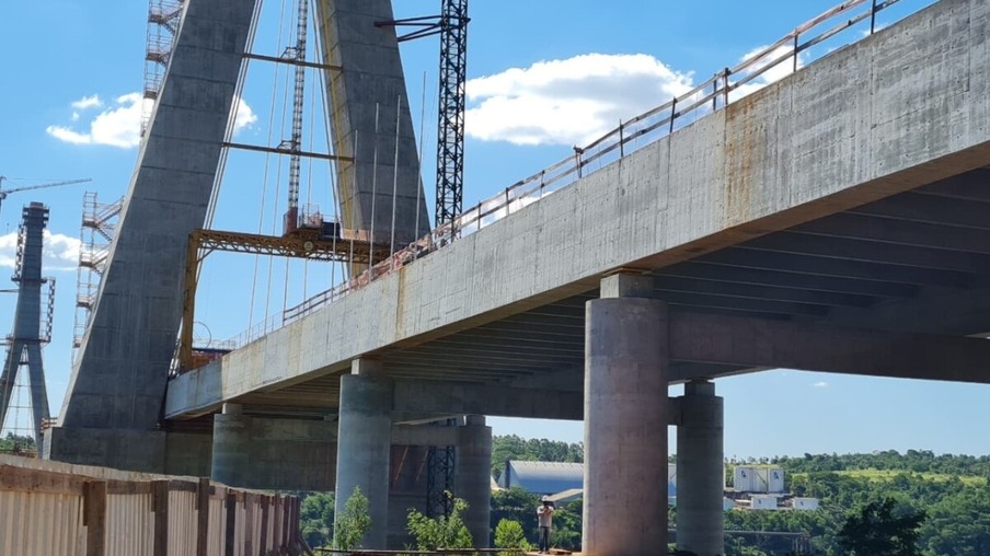 Crea-PR fiscaliza obras da ponte de integração Brasil-Paraguai