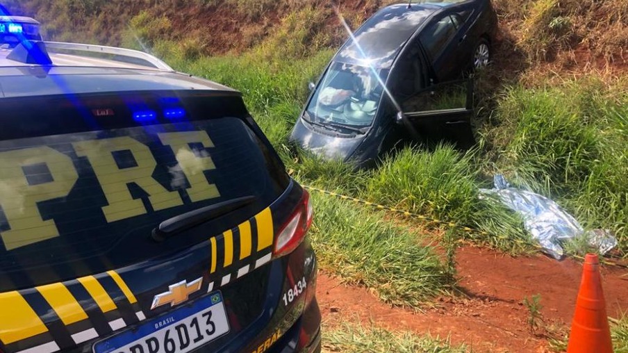 Perseguição policial termina com acidente e traficante morto na BR-163 em Quatro Pontes