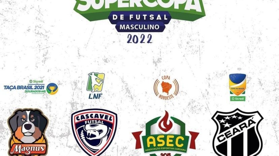 Cascavel sediará SuperCopa de Futsal, que define vaga para Libertadores