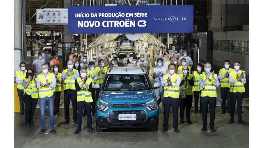 Novo Citroën C3 começa ser produzido em Porto Real