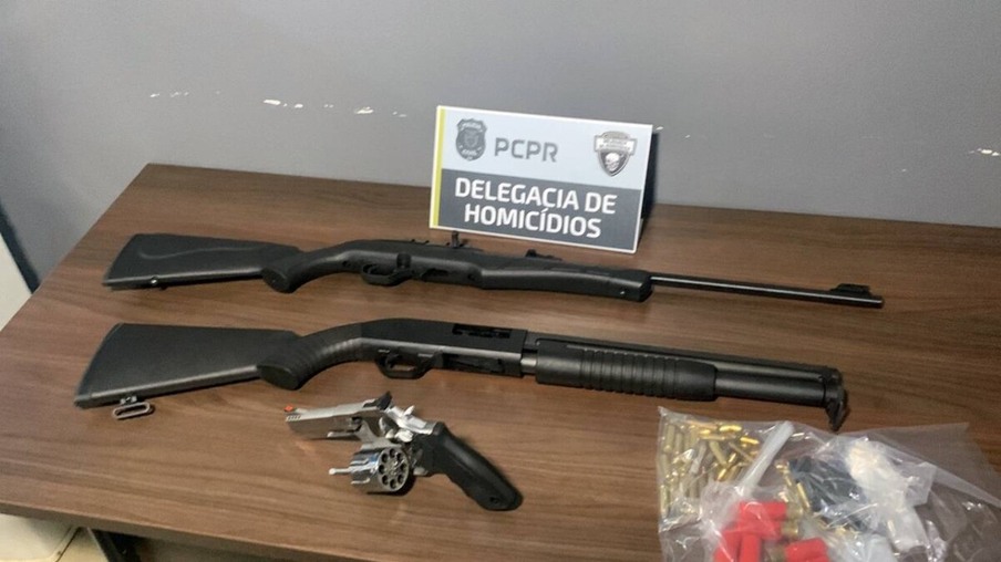 Policia Militar e DH encontram armas na casa do acusado pela morte de Ailson Augusto Ortiz