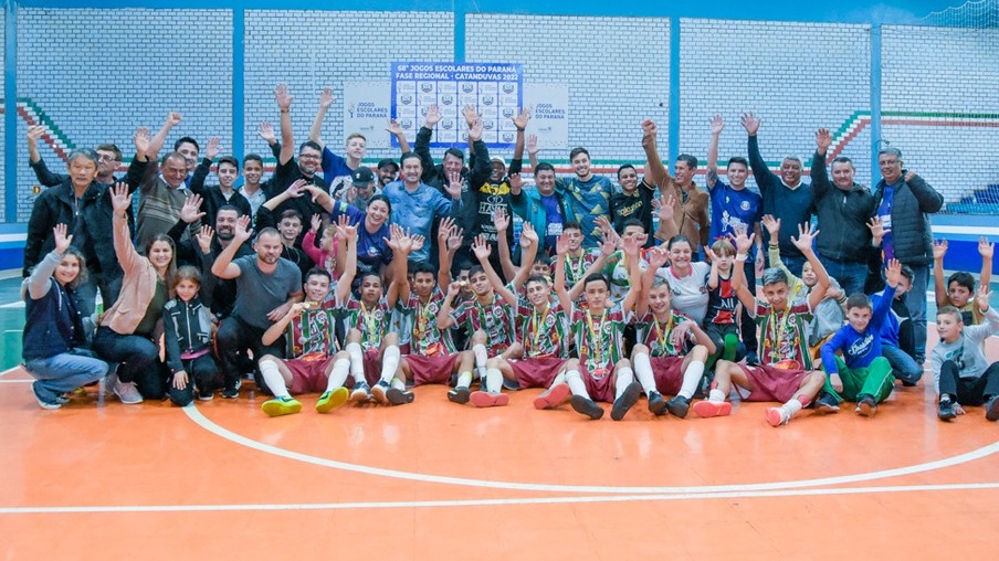 Colégio Dilma D. Angélico de Catanduvas é campeão na fase regional dos JEPs