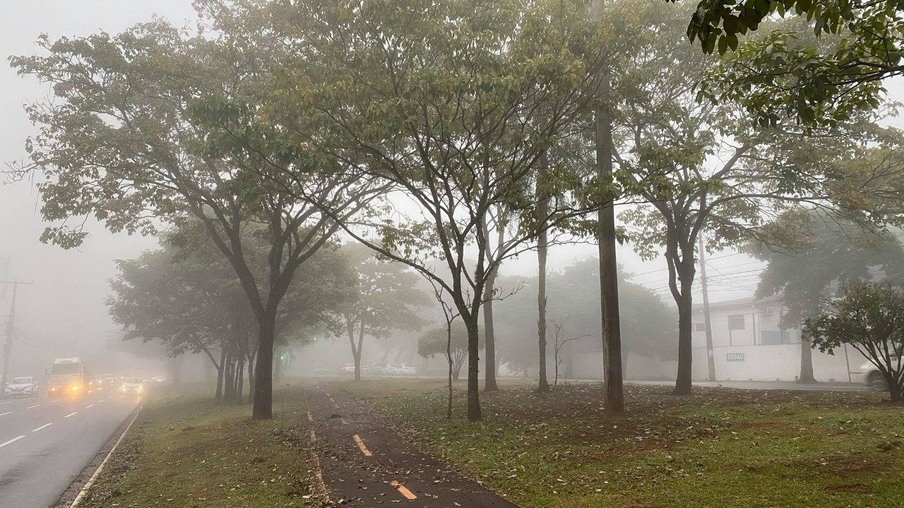 Neblima na Avenida Afonso Pena (Foto; Arquivo)