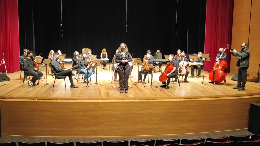 Dia dos Namorados terá apresentação da Orquestra Sinfônica de Cascavel na Feira do Teatro