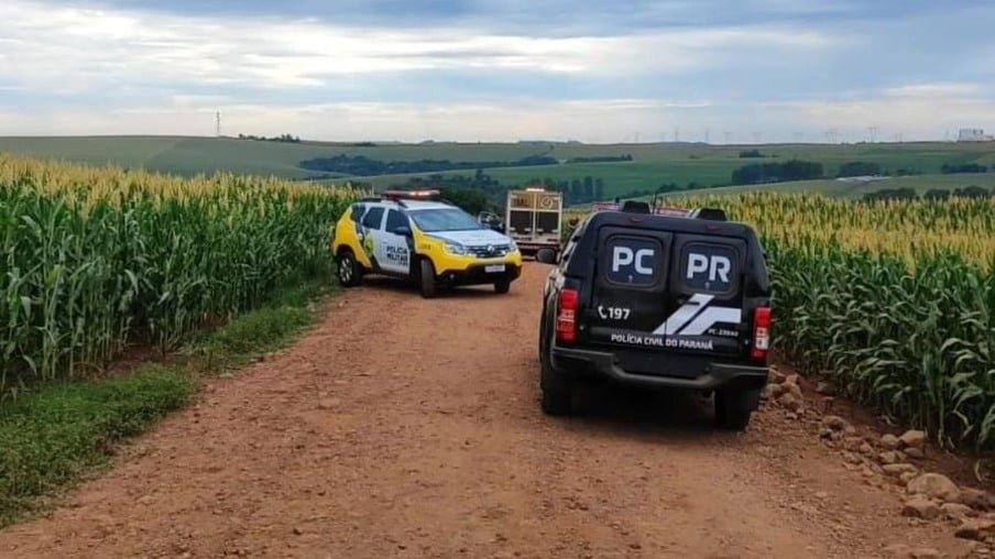 Corpo foi encontrado em estrada rural entre Penha e Cafelândia - Foto Genésio Rocher