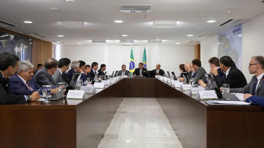 Presidente da República, Jair Bolsonaro durante 6ª Reunião do Conselho de Governo