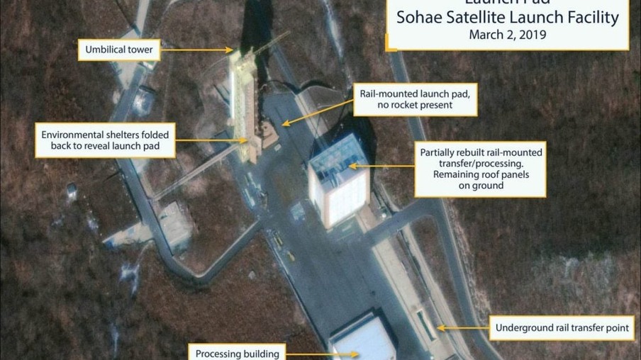 Coreia do Norte reconstrói estação para lançamento de mísseis