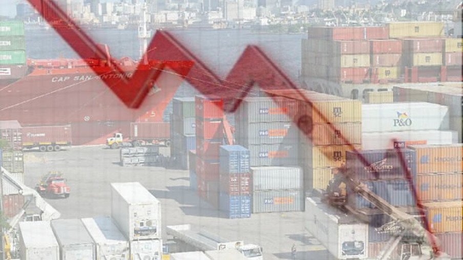 Exportações caem 5% no acumulado do ano