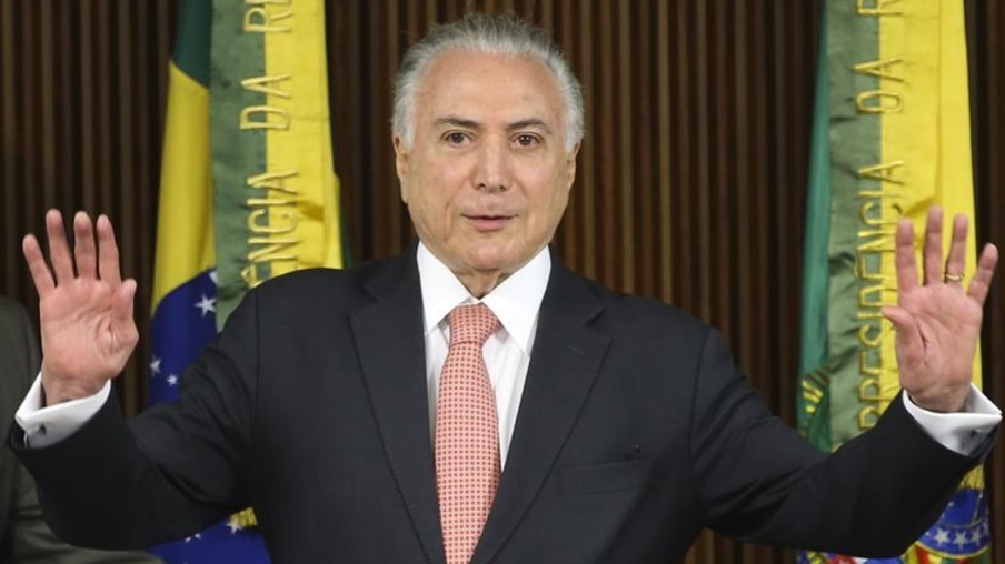 O ex-presidente Michel Temer é acusado de crimes de corrupção relacionados à construção da Usina Nuclear Angra 3. - Antonio Cruz/ Agência Brasil
