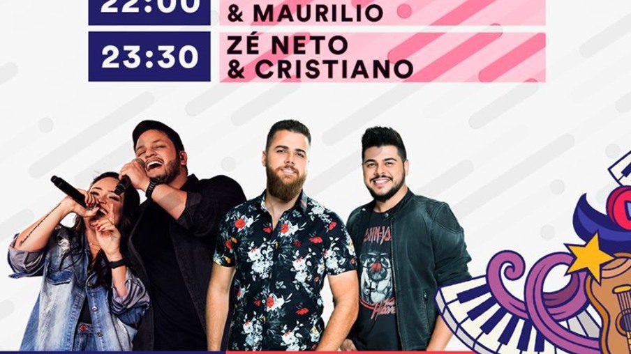 Shows de Zé Neto & Cristiano e Luiza e Maurílio abrem programação de shows da Fespop Festival 2019