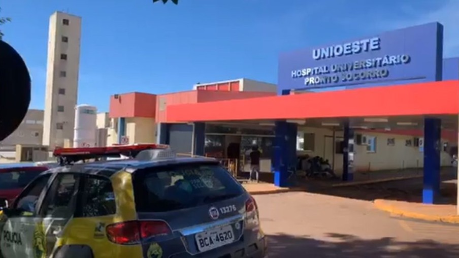 Polícia faz buscas por pessoa armada no Hospital Universitário