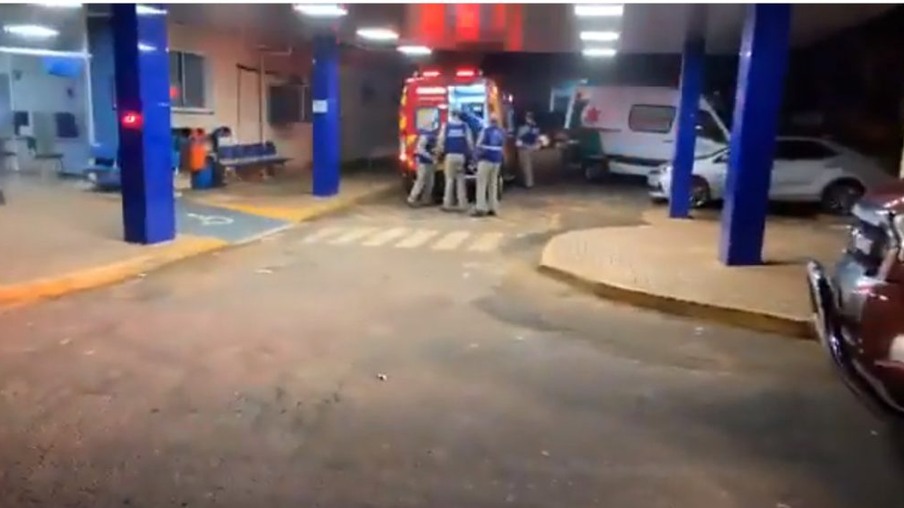 Siate atende vítima de ferimento por arma de fogo no centro de Cascavel-PR