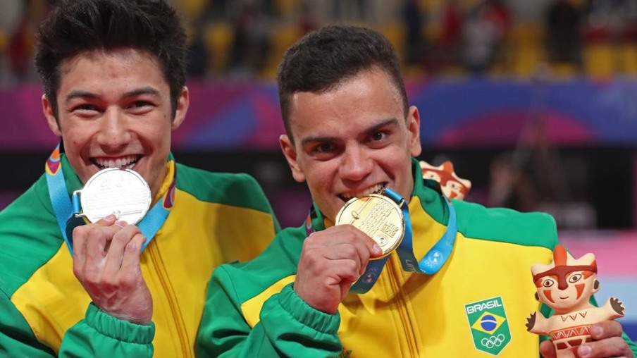 Brasil faz dobradinha inédita na ginástica artística no Pan-Americano