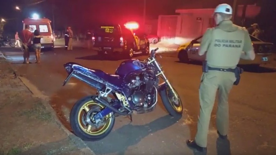 Mulher morre ao ser atropelada por motocicleta em Cascavel