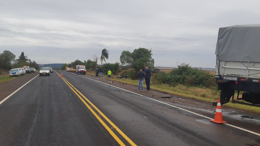 Motorista morre em colisão com carreta na BR-369 em Corbélia