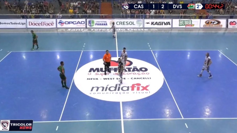 Cascavel Futsal perde partida de ida pelas quartas de final da LFP