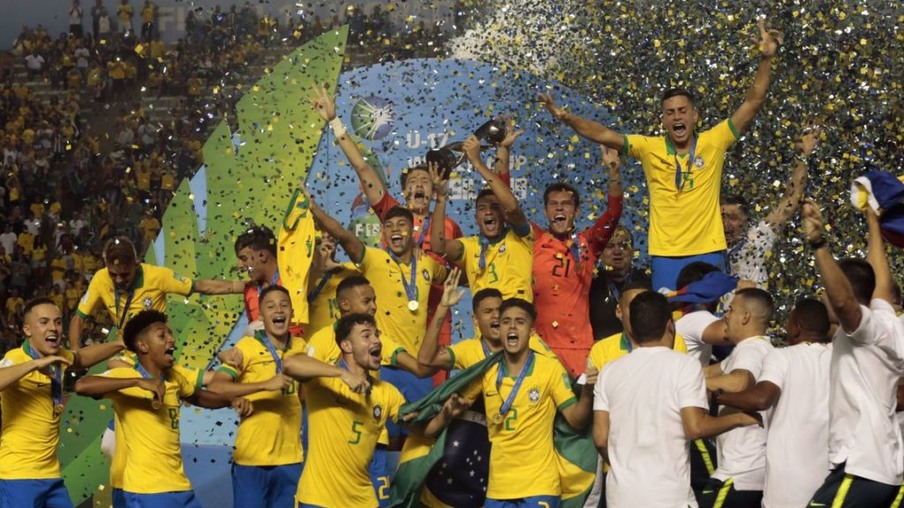 Brasil vence México de virada, com gol nos acréscimos do 2º tempo na Copa do Mundo Sub 17 - Foto:Agência Brasil