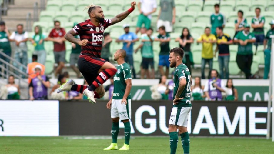 Gabigol é o artilheiro do Flamengo e do futebol brasileiro na temporada, com 42 gols
Crédito: Fla Imagem
