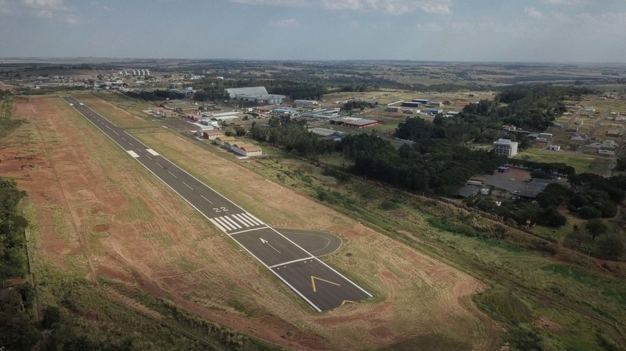 Aeroporto de Umuarama aguarda a homologação da ANAC para que possa receber voos com aeronaves maiores-Foto: Arquivo Tribuna Hoje News