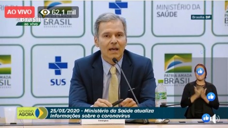 AO VIVO: Novo boletim registra 2.433 casos e 57 mortes pela covid-19 no Brasil