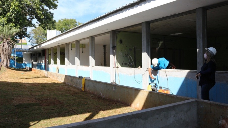 Reforma promove a acessibilidade a Escola Municipal Aníbal Lopes