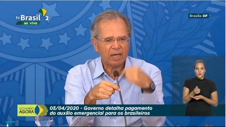 AO VIVO: Ministro da Economia, Paulo Guedes, atualiza as informações sobre a crise