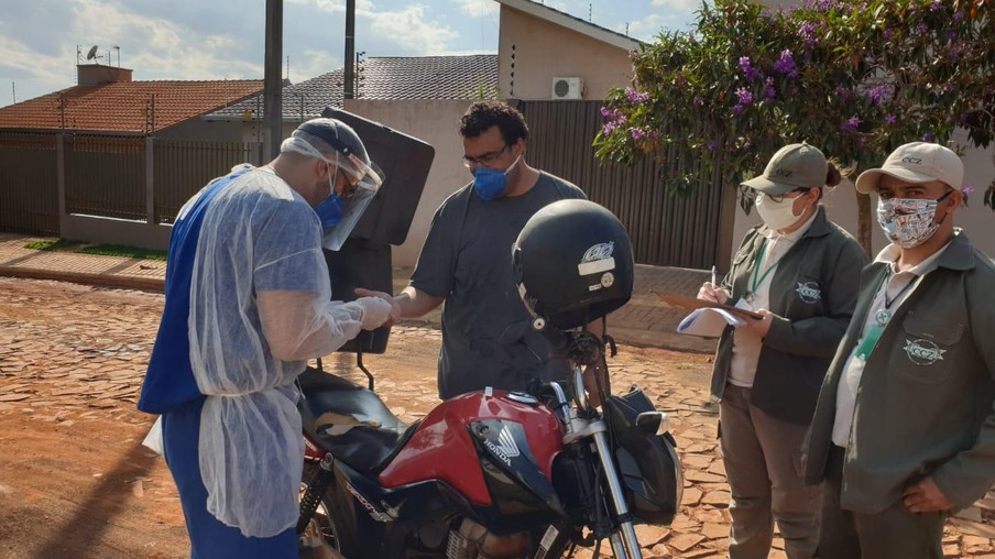 Fiscalização identifica quatro pacientes descumprindo o isolamento social em Foz do Iguaçu
