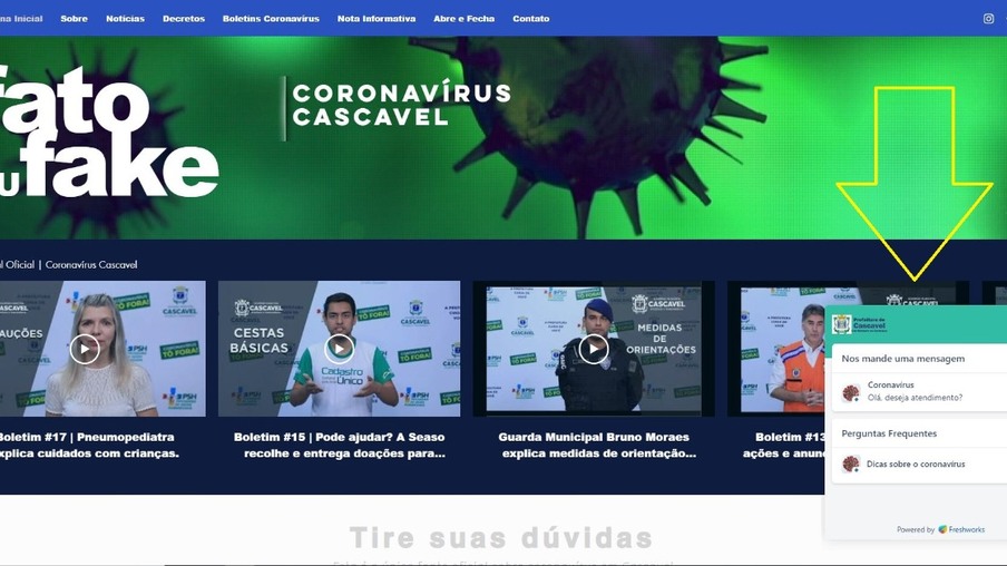 Cascavel agora conta com atendimento online para a covid-19