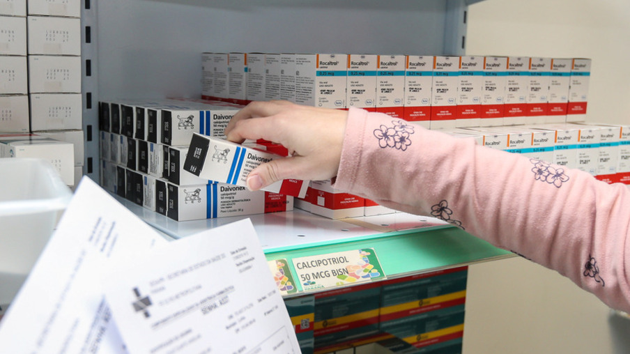 Farmácia do Paraná que garante medicamentos gratuitos aos paranaenses, no centro de Curitiba. 
   21/08/2019 -  Foto: Geraldo Bubniak/AEN