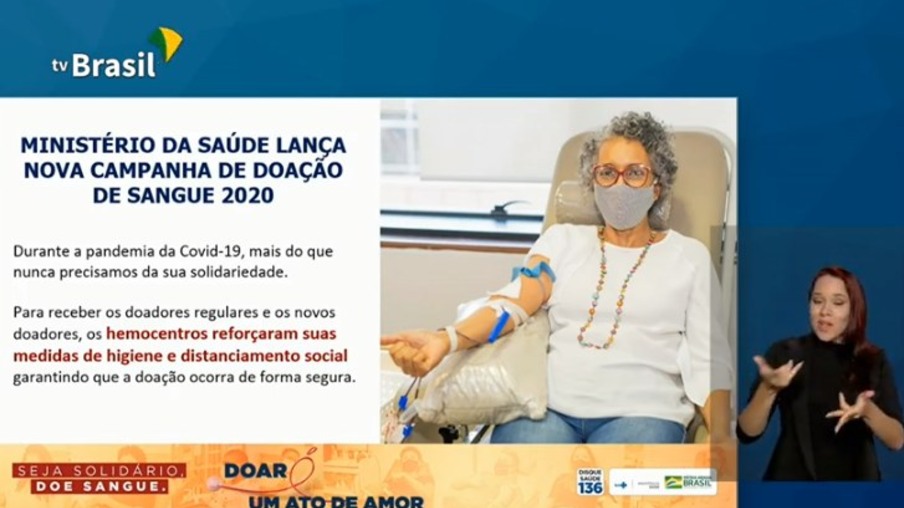 AO VIVO: Ministério da Saúde lança campanha nacional de doação de sangue