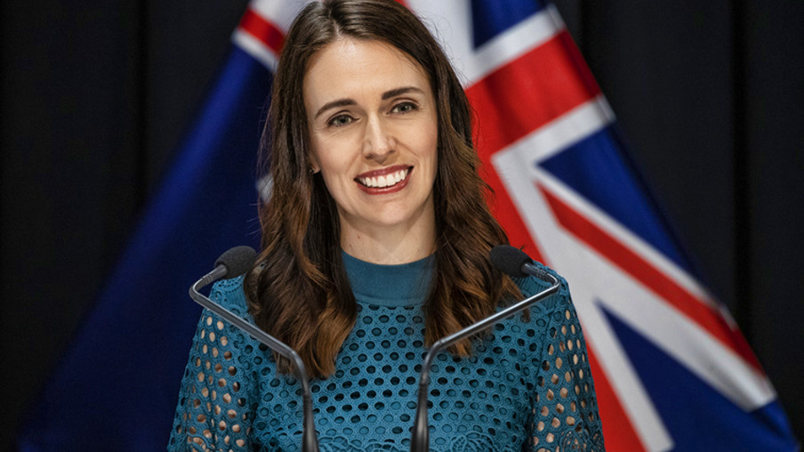 WELLINGTON, NEW ZEALAND - APRIL 22: Prime Minister Jacinda Ardern speaks during her COVID-19 update media conference at Parliament on April 22, 2020 in Wellington, New Zealand. Prime Minister Jacinda Ardern announced on Monday that New Zealand will move to Alert Level 3 of lockdown from 11.59pm on April 27. New Zealand has been in lockdown since Thursday 26 March following tough restrictions imposed by the government to stop the spread of COVID-19 across the country. Under the current COVID-19 Alert Level 4 measures, all non-essential businesses are closed, including bars, restaurants, cinemas and playgrounds. All indoor and outdoor events are banned, while schools have switched to online learning. Essential services remain open, including supermarkets and pharmacies. (Photo by Mark Mitchell - Pool/Getty Images)