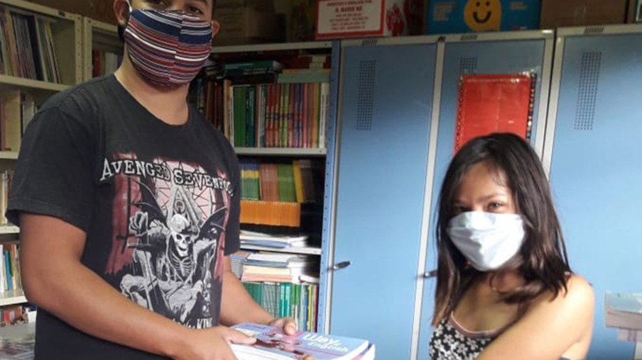 Professores garantem ensino aos alunos de escola quilombola durante a pandemia