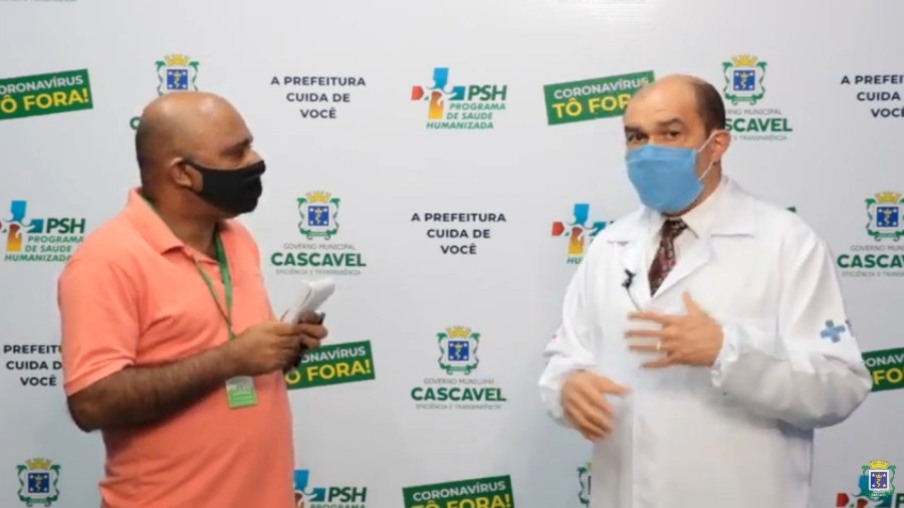 Prefeitura de Cascavel realiza transmissão ao vivo sobre luta contra a covid-19