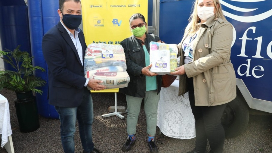 Provopar recebe doação de 1.000 cestas básicas da Fundação Banco do Brasil