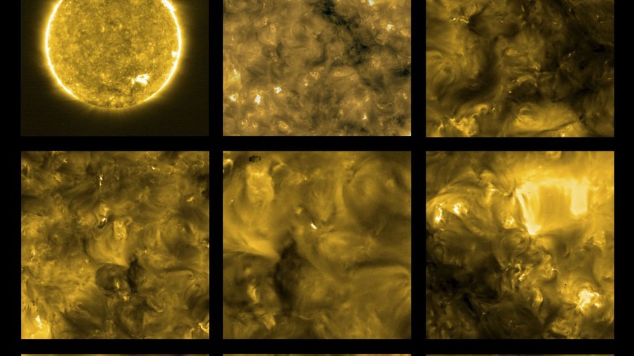 Nasa e ESA divulgam imagens mais próximas já tiradas do Sol.