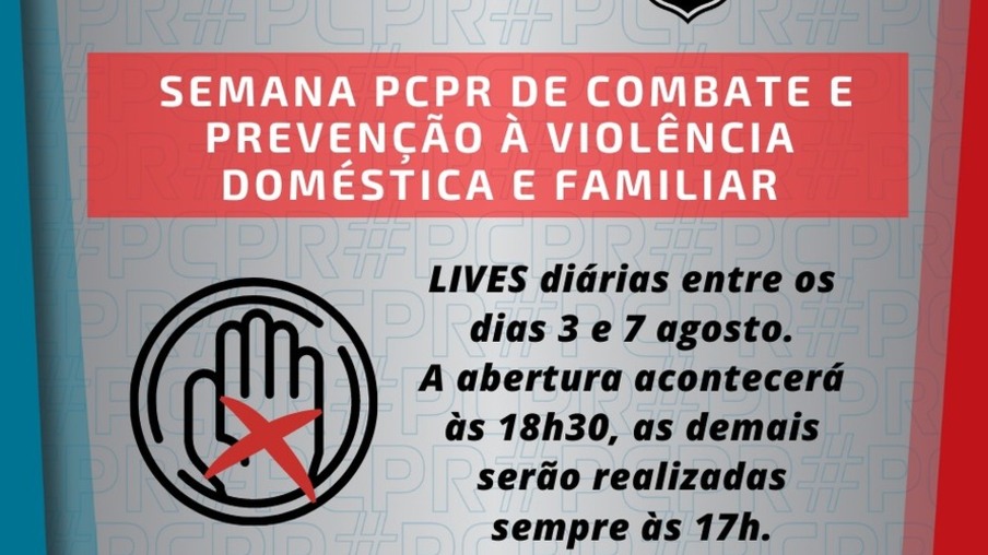 Polícia Civil fará semana de lives contra a violência doméstica