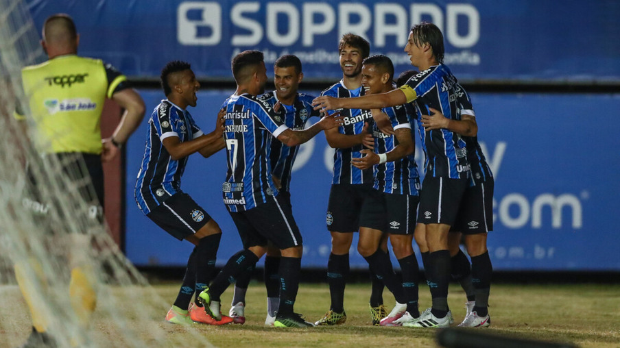 Vitória em Caxias dá mais tranquilidade ao Grêmio. Foto: Fotos: Lucas Uebel | Grêmio FBPA