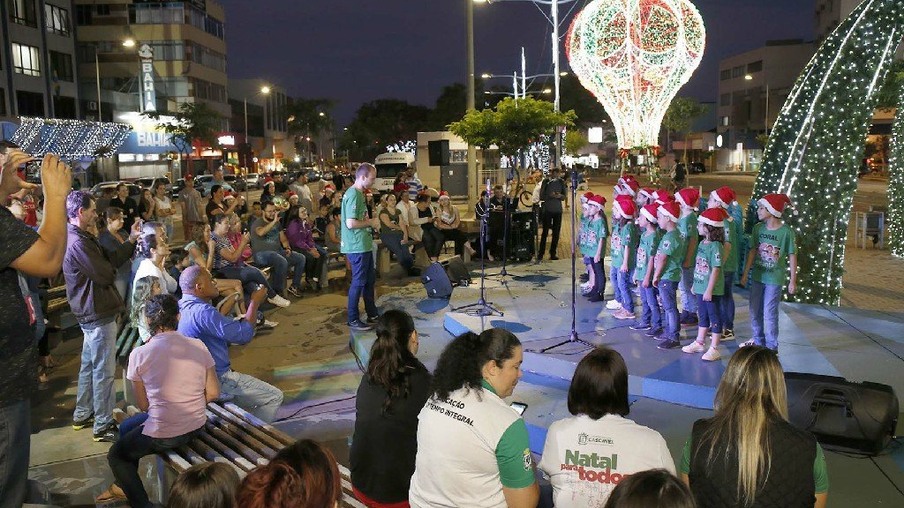 Prefeitura divulga programação cultural do Natal para todos em Cascavel