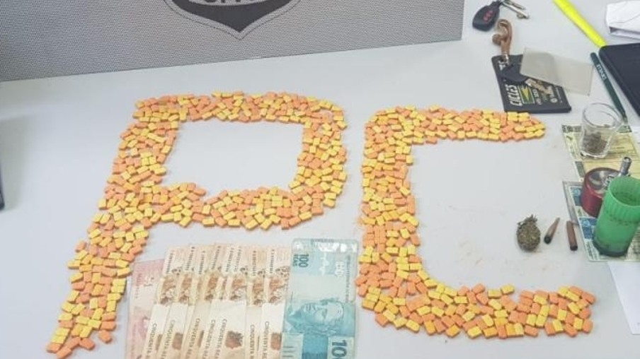 Rapaz é preso com 624 comprimidos de ecstasy em Palotina