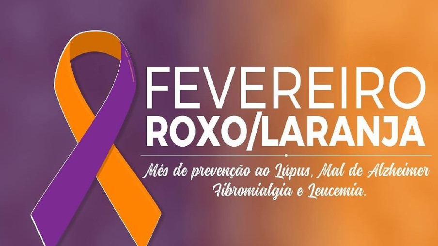 Fevereiro Laranja e Roxo: ações sobre leucemia e doenças autoimunes