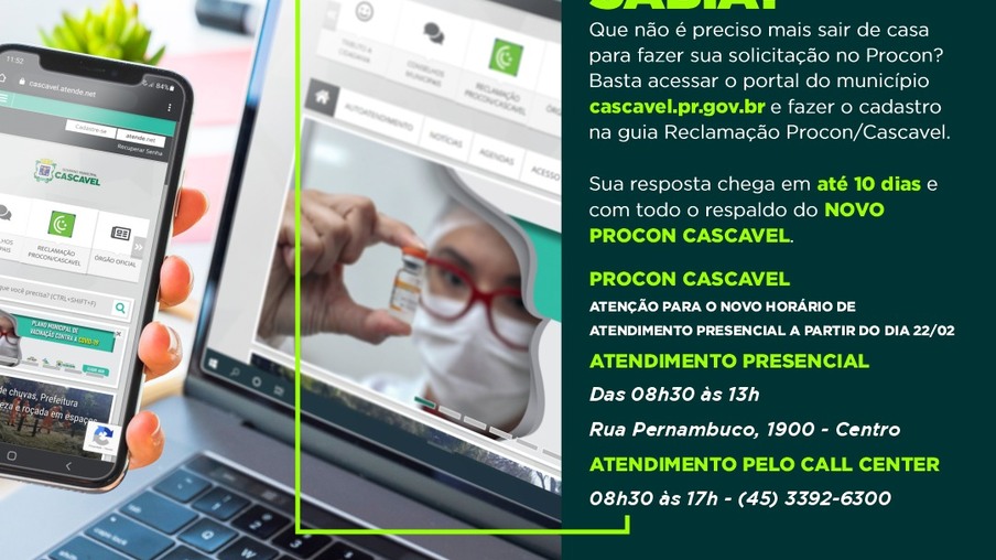 Procon Cascavel cria atendimento on-line