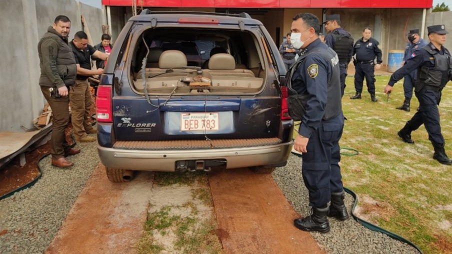 Veículo utilizado em assalto a cambista no Paraguai é encontrado