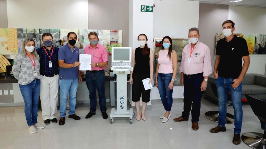 Lar Cooperativa realiza doação de mais um respirador para tratamento de pacientes com covid-19
