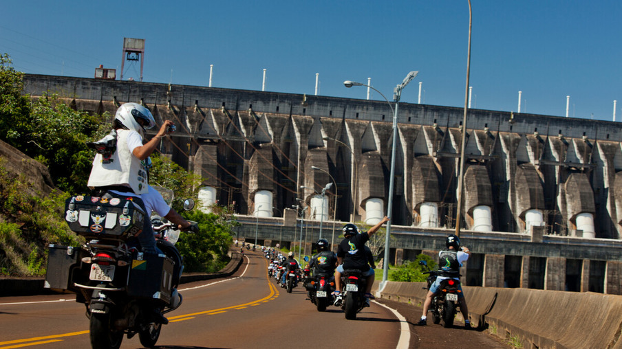 Encontro deve reunir 100 motocicletas na usina de Itaipu no dia 18 de julho