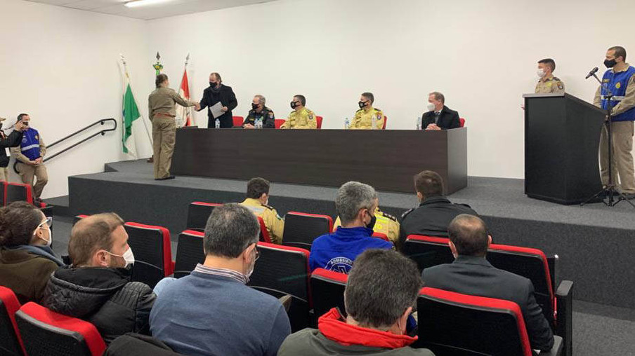 114 bombeiros concluem o curso de Socorrista desenvolvido com apoio da Sesa  -  Curitiba, 29/07/2021  -  Foto: SESA